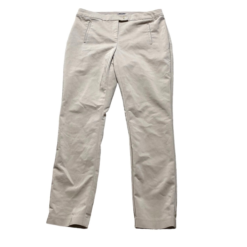 Alfani Tan Straight Leg Career Khaki Pants 6